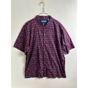 Tori Richard‎ Men's Button Down Shirt 2XL Made In Hawaii
